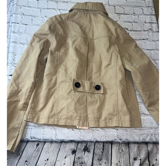 GAP Tans Modern Casual Double Breasted Jacket Women’s Small - Picture 4 of 4